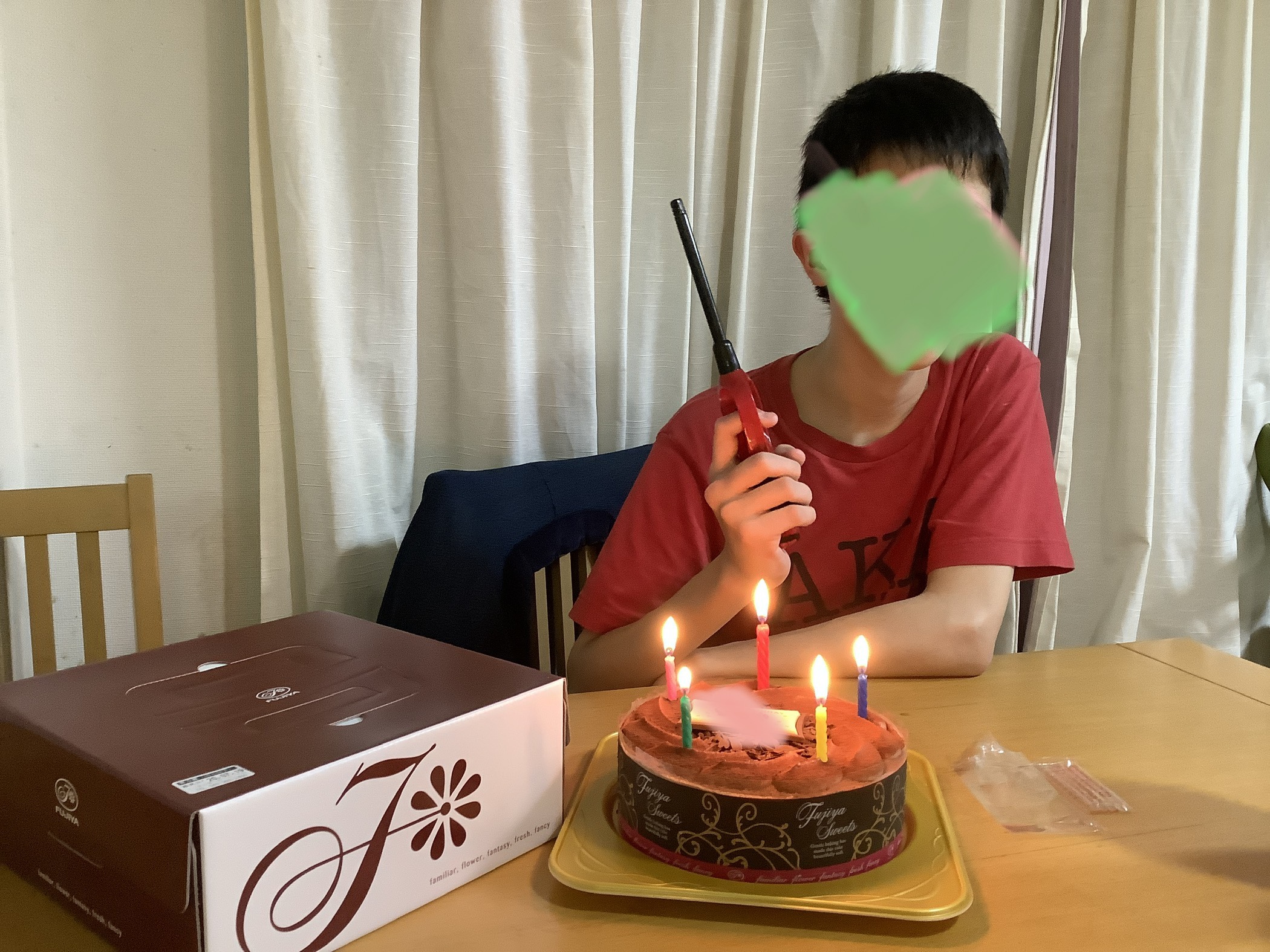 ムスコくん 14歳の誕生日のお祝い あずき さんち