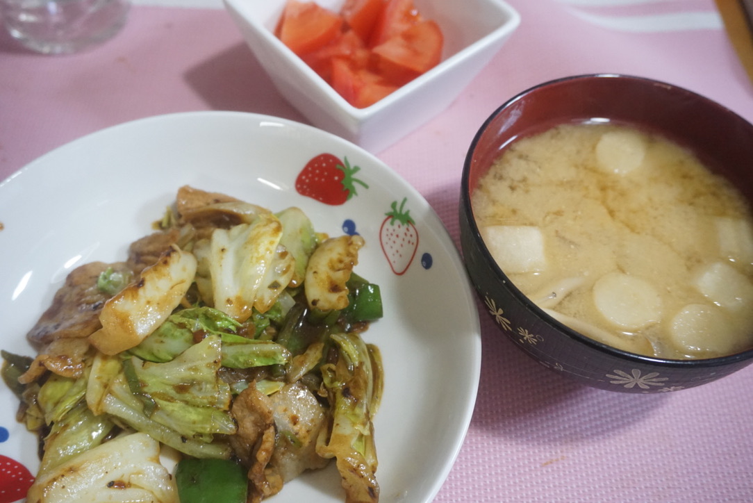 2021年4月3日の晩ご飯