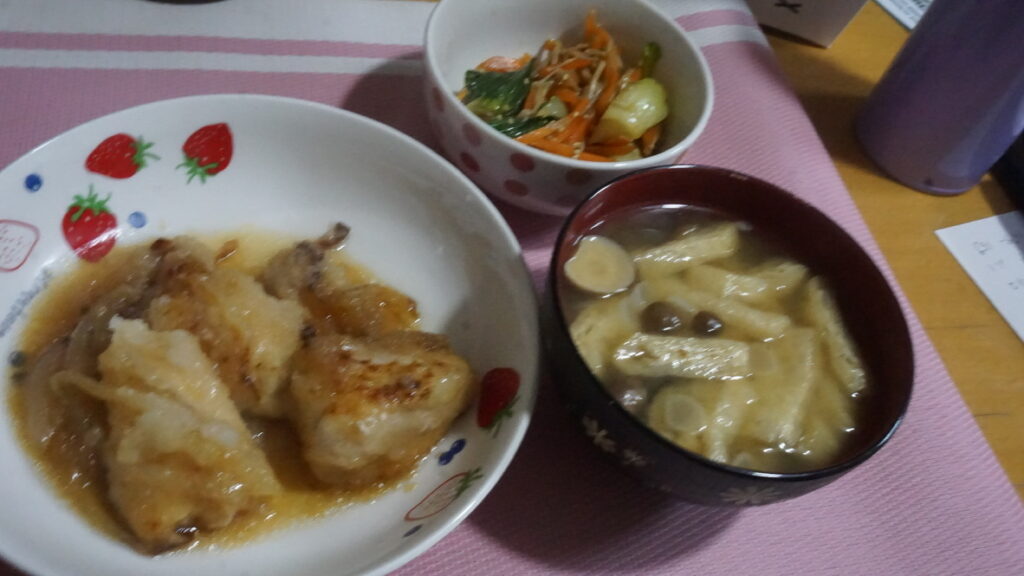 2023年4月6日の晩ご飯