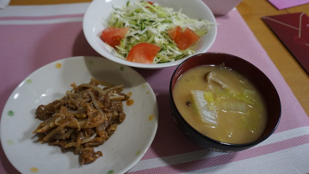2023年4月19日の晩ご飯