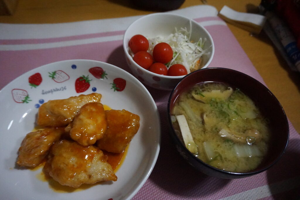 2023年10月16日の晩ご飯